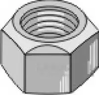 Ganzmetallmutter mit Klemmteil M20 - DIN980 verz. 10.9